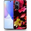 Picasee silikónový čierny obal pre Huawei Nova 9 - Dark Peonny Picasee silikónový čierny obal pre Huawei Nova 9 - Dark Peonny