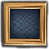 Krbová mriežka s golierom 170 x 170 mm - zlatá - bez žalúzie Krbová mriežka s golierom 170 x 170 mm - zlatá - bez žalúzie