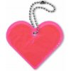 Reflexný prívesok Comapss Srdce - ružový Reflexný prívesok Comapss Srdce - ružový
