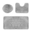 Sada troch univerzálnych kúpeľňových koberčekov šedá 2 Sada troch univerzálnych kúpeľňových koberčekov šedá 2