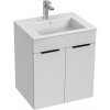 Jika Cube - biela skrinka + keramické umývadlo 55 cm Jika Cube - biela skrinka + keramické umývadlo 55 cm