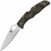 Spyderco Endura 4 Lightweight Green Zome Flat Ground C10ZFPGR Spyderco Endura 4 Lightweight Green Zome Flat Ground C10ZFPGR