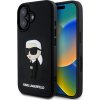 Karl Lagerfeld 3D Rubber Ikonik Zadný Kryt pre iPhone 16 Black Karl Lagerfeld 3D Rubber Ikonik Zadný Kryt pre iPhone 16 Black