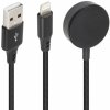 AppleKing 2v1 opletený dátový a nabíjací kábel USB-A / Lightning / magnetický puk pre iPhone / iPad / Apple Watch / AirPods - 1 m - čierny - možnosť vrátiť tovar ZADARMO do 30tich dní AppleKing 2v1 opletený dátový a nabíjací kábel USB-A / Lightning / magnetický puk pre iPhone / iPad / Apple Watch / AirPods - 1 m - čierny - možnosť vrátiť tovar ZADARMO do 30tich dní