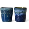 HK living Kameninový hrnček 70's Van Gogh / Starry Night – set 2 ks HK living Kameninový hrnček 70's Van Gogh / Starry Night – set 2 ks