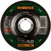 Rhodius 201810 | Rezný kotúč 115x3,0x22,23 mm, FTK44, vypuklý Rhodius 201810 | Rezný kotúč 115x3,0x22,23 mm, FTK44, vypuklý
