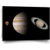 Sablio Obraz Planéty a slnko - 60x40 cm Sablio Obraz Planéty a slnko - 60x40 cm