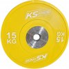 Kubisport CWPRO15 Náhradný Celogumový kotúč s oceľovým stredom 15 kg 50 mm