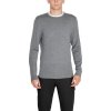 Calvin Klein Jeans Svetre MERINO RWS CREW NECK K10K109474 Šedá Calvin Klein Jeans Svetre MERINO RWS CREW NECK K10K109474 Šedá