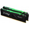 Kingston FURY Beast/DDR4/32GB/3600MHz/CL18/2x16GB/RGB/Black KF436C18BB2AK2/32 Kingston FURY Beast/DDR4/32GB/3600MHz/CL18/2x16GB/RGB/Black KF436C18BB2AK2/32