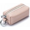 Kožený prívesok na kľúče so zipsom svetloružový Kožený prívesok na kľúče so zipsom svetloružový