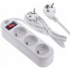 Predlžovací Kábel do zásuvky Smartled 1,5 m 3 ks zásuviek biely Predlžovací Kábel do zásuvky Smartled 1,5 m 3 ks zásuviek biely