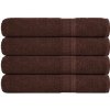 Uteráky, 4 ks, hnedé, 100x200 cm, bavlna 100 % Uteráky, 4 ks, hnedé, 100x200 cm, bavlna 100 %