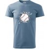Baseball lopta v triku - Klasické pánske tričko vyššej gramáže - L ( Denim ) Baseball lopta v triku - Klasické pánske tričko vyššej gramáže - L ( Denim )