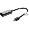 LAE Lanberg AD-0005-BK káblový adaptér 0,2 m Mini DisplayPort HDMI typ A (štandardný) čierny LAE Lanberg AD-0005-BK káblový adaptér 0,2 m Mini DisplayPort HDMI typ A (štandardný) čierny