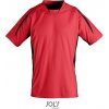 SOL´S SOLS Teamsport Unisex tričko Kinder kurzarm Shirt Maracana 2 01639 Mehrfarbig Červená/Čierna 12 rokov