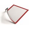 Durable Magnetický panel Duraframe, A4, červený, 5 ks