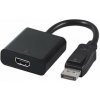 Gembird adaptér DisplayPort (M) na HDMI (F), kábel 0.1m, čierny A-DPM-HDMIF-002 Gembird adaptér DisplayPort (M) na HDMI (F), kábel 0.1m, čierny A-DPM-HDMIF-002