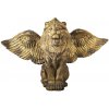 Clayre & Eef Zlatá antik dekorácia socha lev s krídlami Lion Gold - 100*50*62 cm - Clayre & Eef Clayre & Eef Zlatá antik dekorácia socha lev s krídlami Lion Gold - 100*50*62 cm - Clayre & Eef