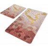 Ružové zamatové kúpeľňové predložky v súprave 2 ks 60x100 cm – Mila Home Ružové zamatové kúpeľňové predložky v súprave 2 ks 60x100 cm – Mila Home