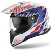 AIROH prilba COMMANDER Boost gloss white/blue - S AIROH prilba COMMANDER Boost gloss white/blue - S