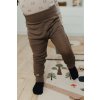 Detské rastúce legíny zo 100% merino vlny Jaquard SAFA - hnedé Veľkosť: 62/68 Detské rastúce legíny zo 100% merino vlny Jaquard SAFA - hnedé Veľkosť: 62/68