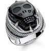 Thomas Sabo Prsten Onyx lebka TR2214 705 11 Sterling silver blac Thomas Sabo Prsten Onyx lebka TR2214 705 11 Sterling silver blac
