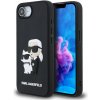 Karl Lagerfeld 3D Rubber Karl and Choupette kryt pre iPhone 16e, čierny 57983124506