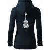 Gitara - názvy hudobných štýlov - Mikina dámska trendy zipper s kapucňou - XL ( Tmavomodrá (veľmi tmavá - skoro čierna) ) Gitara - názvy hudobných štýlov - Mikina dámska trendy zipper s kapucňou - XL ( Tmavomodrá (veľmi tmavá - skoro čierna) )