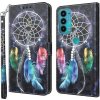 Peňaženkové kožené puzdro 3D Painted na Motorola Moto E20 / E30 / E40 - Colorful Dreamcatcher Peňaženkové kožené puzdro 3D Painted na Motorola Moto E20 / E30 / E40 - Colorful Dreamcatcher