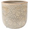 Clayre & Eef Šedý antik keramický obal na kvetináč s kvetmi L - Ø 18*16 cm - Clayre & Eef Clayre & Eef Šedý antik keramický obal na kvetináč s kvetmi L - Ø 18*16 cm - Clayre & Eef