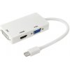 AppleKing redukcia / adaptér 3v1 Mini DisplayPort (Thunderbolt) na HDMI / VGA / DVI pre MacBook - biela - možnosť vrátiť tovar ZADARMO do 30tich dní AppleKing redukcia / adaptér 3v1 Mini DisplayPort (Thunderbolt) na HDMI / VGA / DVI pre MacBook - biela - možnosť vrátiť tovar ZADARMO do 30tich dní