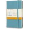 Moleskine Zápisník tvrdé dosky A6 linajkový tyrkysový