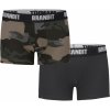 Urban Classics boxers horts Logo 2er Pack darkcamo/blk