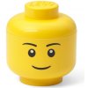 LEGO® úložná hlava mini chlapec s vekom 10,2 x 10,2 x 12 cm LEGO® úložná hlava mini chlapec s vekom 10,2 x 10,2 x 12 cm