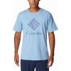 Columbia Pacific Crossing II Graphic SS Tee jet stream csc stacked lo