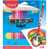 Maped Color´Peps trojhranné farbičky gumovateľné 24 ks v kartónovom obale Maped Color´Peps trojhranné farbičky gumovateľné 24 ks v kartónovom obale