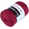 Pletacia priadza Macrame Cotton 250 g - 1 ks 30 (781) bordó sv. Pletacia priadza Macrame Cotton 250 g - 1 ks 30 (781) bordó sv.