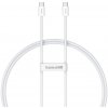 Baseus – dátový kábel Type-C na Type-C, 100 W, 2 m – biely (Moon White) Baseus – dátový kábel Type-C na Type-C, 100 W, 2 m – biely (Moon White)