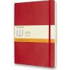 Moleskine Zápisník mäkké dosky B5 linajkový červený