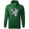Florbalátor - Mikina pánska Cape s kapucňou - 3XL ( Fľaškovozelená ) Florbalátor - Mikina pánska Cape s kapucňou - 3XL ( Fľaškovozelená )