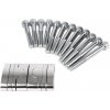 MTZ sada na vyvýšenie 28,6mm riadidiel silver MTZ sada na vyvýšenie 28,6mm riadidiel silver