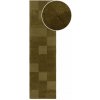 Kaki ručne tkaný vlnený behúň 60x230 cm Checkerboard – Flair Rugs Kaki ručne tkaný vlnený behúň 60x230 cm Checkerboard – Flair Rugs