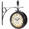 Nástenný hodinový strojček Relaxdays čierny 22 cm retro NEW YORK VINTAGE Nástenný hodinový strojček Relaxdays čierny 22 cm retro NEW YORK VINTAGE