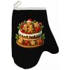 Vianočná kuchynská rukavica Cake EMI, hnedá Vianočná kuchynská rukavica Cake EMI, hnedá