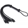 Liebe Seele Demon's Kiss Black Leather Cat O'Nine Spanking Whip, kožený dôtky Liebe Seele Demon's Kiss Black Leather Cat O'Nine Spanking Whip, kožený dôtky