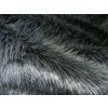 Umelá kožušina, čierny melír, 36 mm vlas metráž: min. 0,2 bm Umelá kožušina, čierny melír, 36 mm vlas metráž: min. 0,2 bm