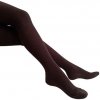 Bavlnené pančuchy na podväzkový pás Ega - 42-43 / tmavohnedá Bavlnené pančuchy na podväzkový pás Ega - 42-43 / tmavohnedá