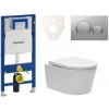 Cenovo zvýhodnený závesný WC set Geberit do ľahkých stien / predstenová montáž + WC SAT Brevis SIKOGES3W42 Cenovo zvýhodnený závesný WC set Geberit do ľahkých stien / predstenová montáž + WC SAT Brevis SIKOGES3W42