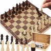 Drevené ŠACHY 3v1 šach, dáma, vrhcaby, spoločenská hra ŠACHOVNICA Drevené ŠACHY 3v1 šach, dáma, vrhcaby, spoločenská hra ŠACHOVNICA